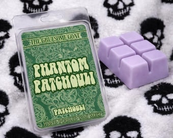 cires fondantes au patchouli | Fondants à la cire naturels | Fondants à la cire masculins | Bohème | Parfums hippies | Parfums des années 90 | cires fondantes sorcières | Patchouli fantôme