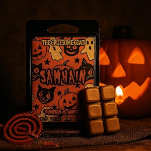 Pumpkin Amber Wax Melt | Cozy Scents | Fall Scents | Halloween Wax Melts | Gothic Home Decor  | Earthy Scents | Samhain