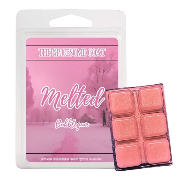 Bubblegum Wax Melts Sweet Scented Candy Theme Gifts For Her  | Melted