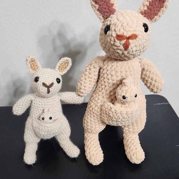 Kangaroo Crochet Plushie