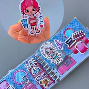 Toca Boca Busy Book: Laminated Paper Doll Activity Book