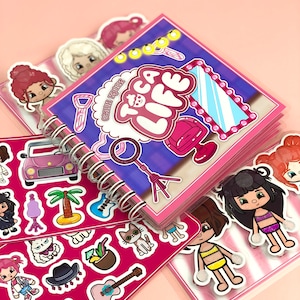 Busy book TocaLife Beauty Salon/montessori book/write/soft book/hardcover book/busyboard/gift for girls/notebook/little present, Christm