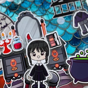 Interactive Character Busy Book: Wednesday, Barbie & Ken, Cruella