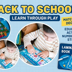 Christmas Toddler Busy Book: Winter Fun with Santa