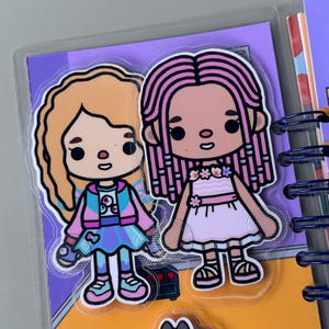 Personalized Toca Boca Busy Book: Montessori Educational Toy