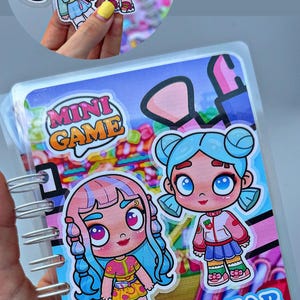 Toca Boca Paper Doll Book: Interactive Velcro Activity (PDF)