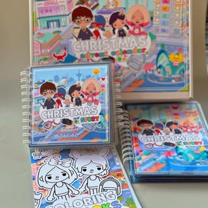 Toca Boca Christmas Advent Calendar Busy Book: 21 Secret Letters & Activities