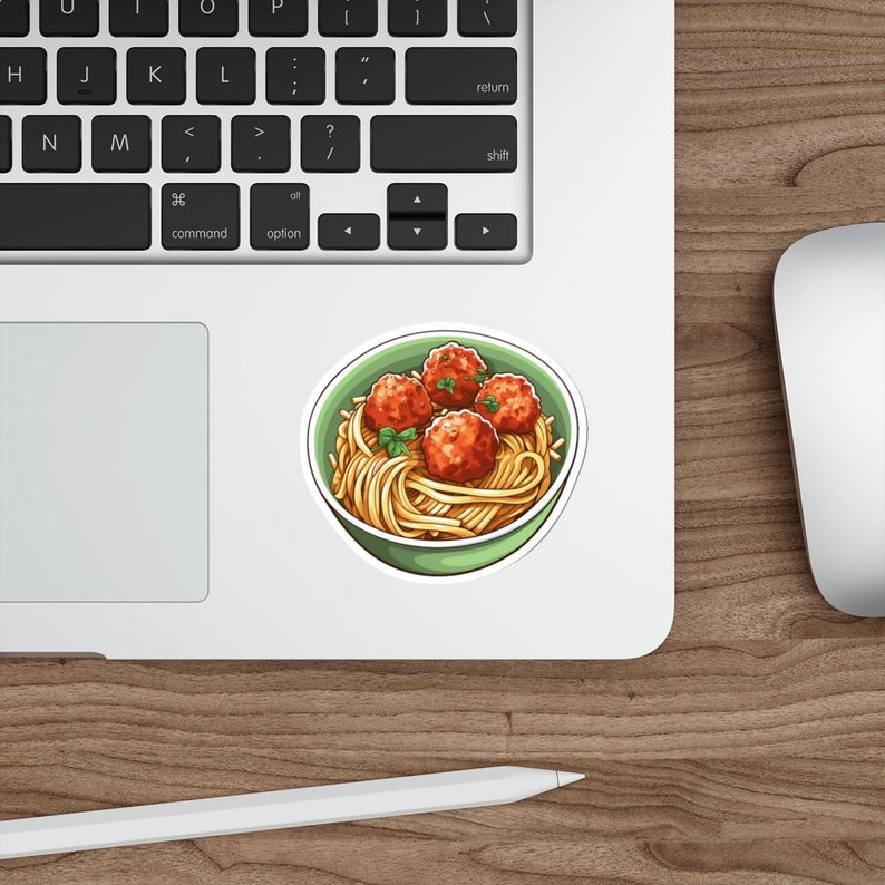 Bowl of Grandma's Spaghetti and Meatballs - Die Cut Sticker - Etsy