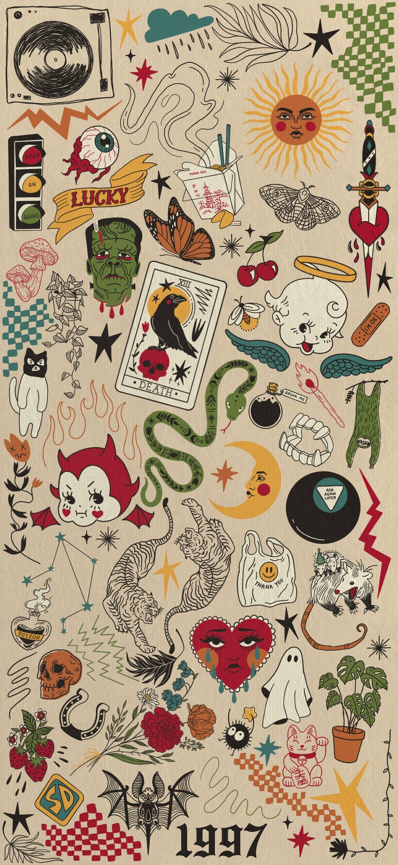 Muted Sunset Phone Wallpapers & App Icons Etsy