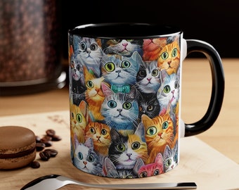 Cat Mama Coffee Mug, Crazy Cat Lady Gift