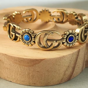 OLD GUCCI Leather Gold Bracelet グッチ Vintage Gucci Leather Bracelet - Etsy Canada