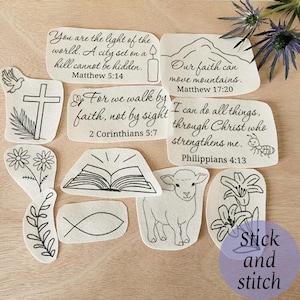 Christian embroidery pattern dissolve pattern hand embroidery stick and stitch Christian verse embroidery patterns from scripture