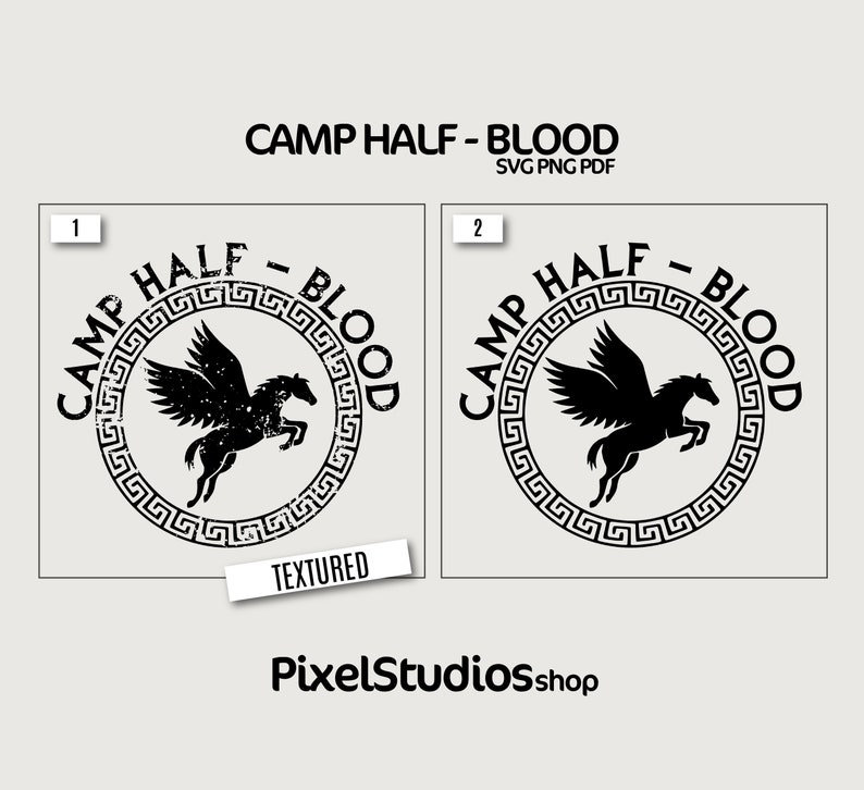 Camp Half Blood SVG PNG Files, Camp Half Blood Digital Download, Percy ...
