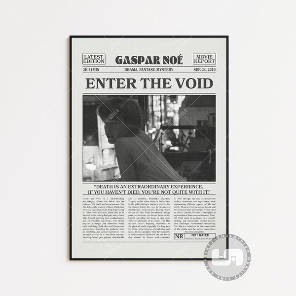 Enter the Void Poster Etsy
