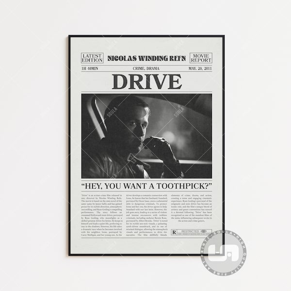Drive Movie Poster - Etsy