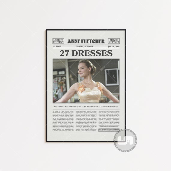 27 dresses poster online