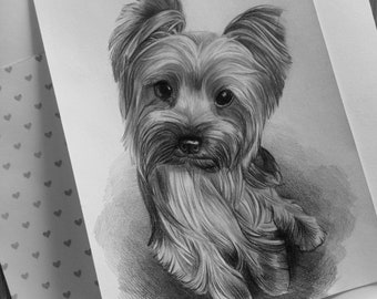 Haustierporträt vom Foto, personalisierte Porträts für Hunde und Katzen, individuelle Bleistiftzeichnung, handgezeichnete Haustiere, Pferdezeichnung, Haustier-Erinnerungsgeschenk