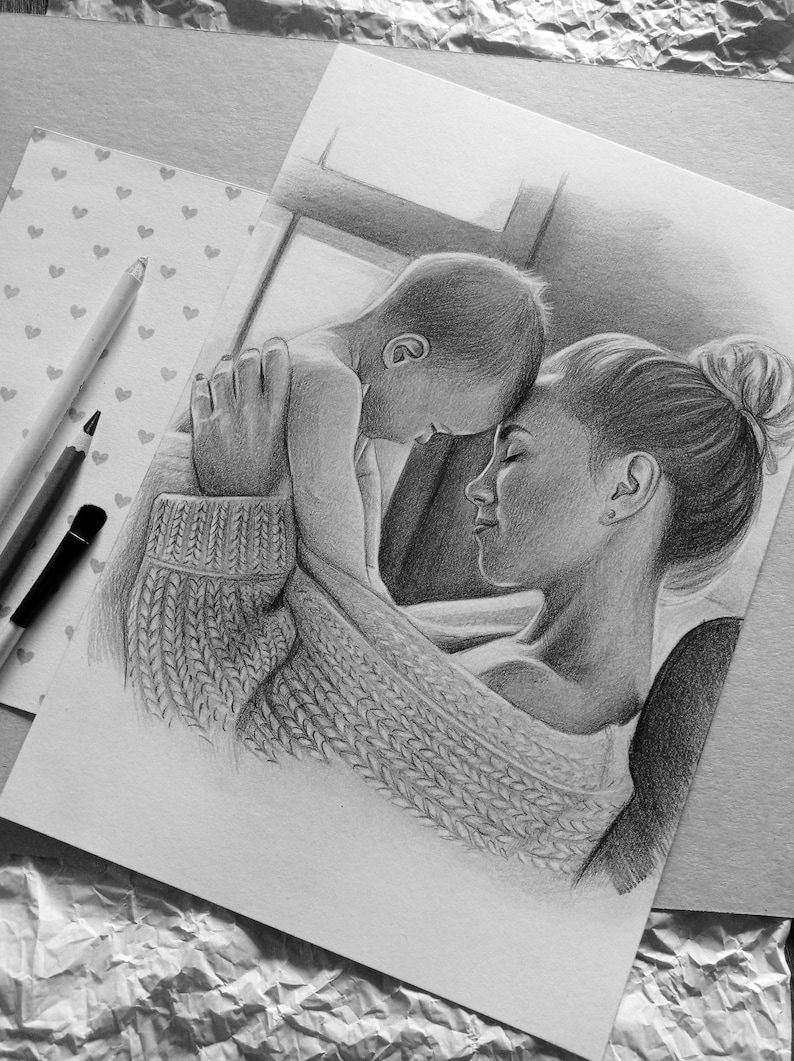 Personal portrait of mom and child