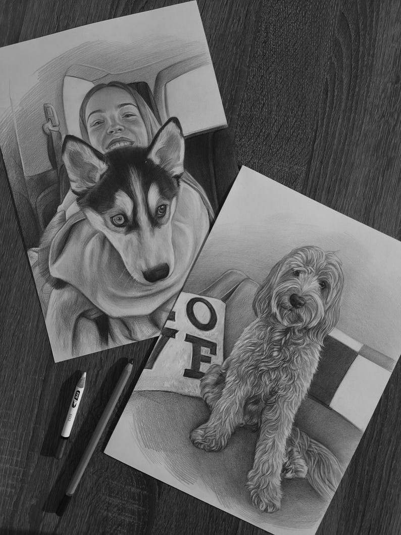 Graphite pencil portrait