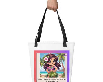 Hawaiian Auwe Anti Social Tote bag