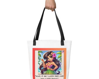 Hawaiian Auwe Closed Minds Tote bag
