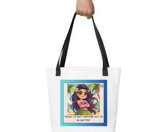 Hawaiian Auwe Quitter Tote bag