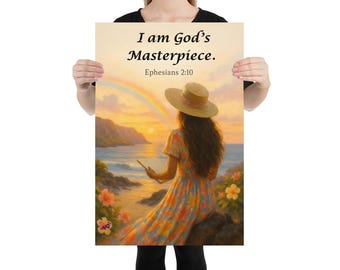 Bible Verse Wall Decor Inspired by Hawaii's Beauty - Ephesians 2:10