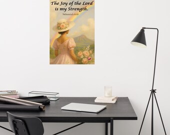 Bible Verse Wall Decor Inspired by Hawaii's Beauty - Nehimehia 8:10