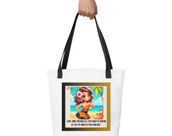 Hawaiian Auwe Late Tote bag