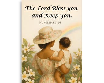 Bible Verse Wall Decor Inspired by Hawaii's Beauty - Numbers 6:24