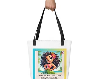 Hawaiian Auwe Lazy Tote bag