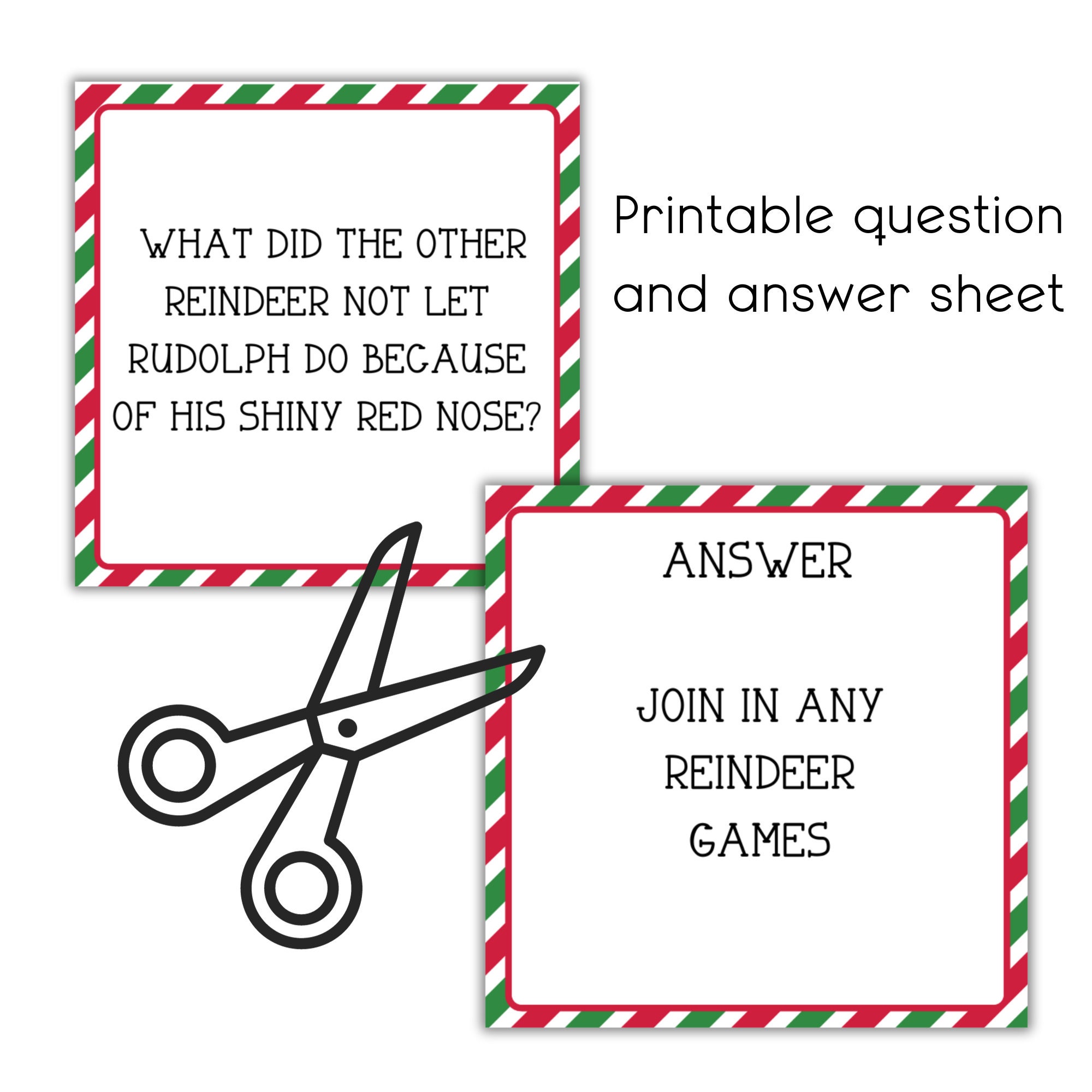 Printable Christmas Trivia Printable Holiday Games Christmas - Etsy