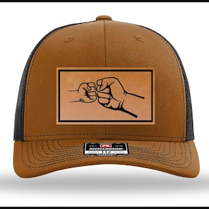 Parent and child fist bump hat - fathers gifts - mothers gifts - gift - love - family