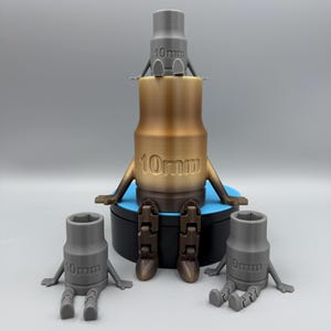 3D Printed Socket Buddy Pencil holder - 10mm - Articulated - Mechanic - Tool - Humor - Funny - Gift - Gift for Him - Gift for Her - Tool Box