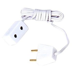 Dollhouse Craft Supplies Tool, Electric Power Extension Cord for Dollhouse Miniature Lighting | Scale Model Scenes Light DIY