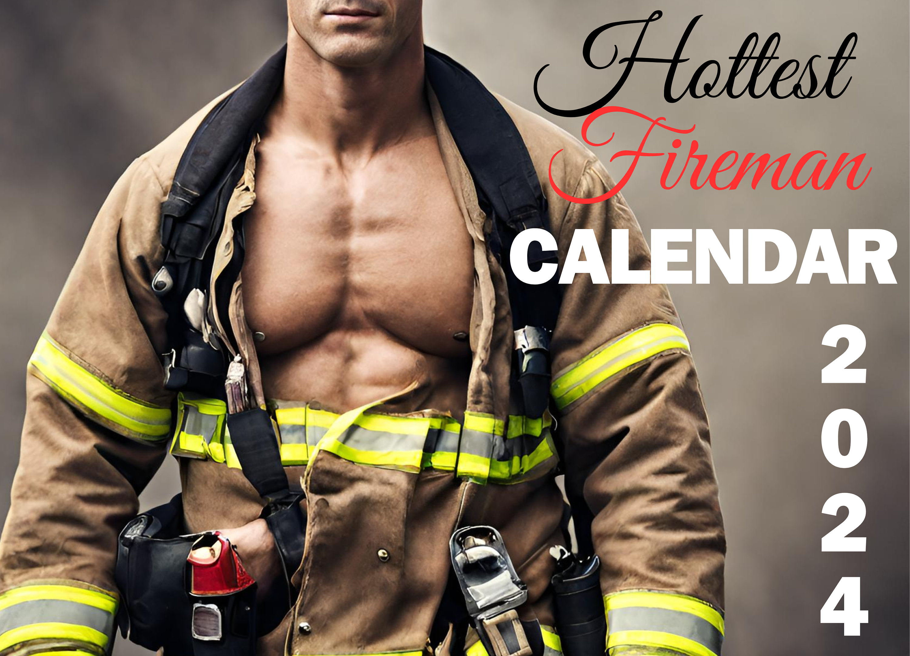 Firefighters - Sexy - 2024 Wall Calendar - Brand New - 838527