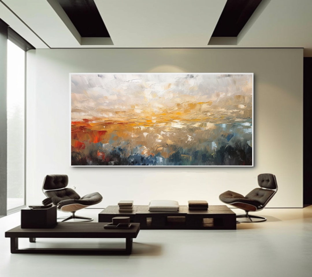Modern Abstract Oil Painting Hand Painted Oil Painting 3D Texture Oil ...
