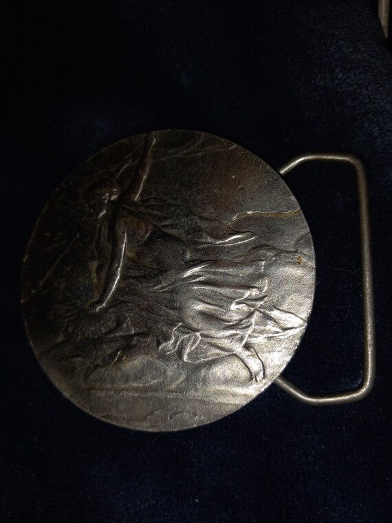 French splendid 68mm bronze art medal by Pillet El