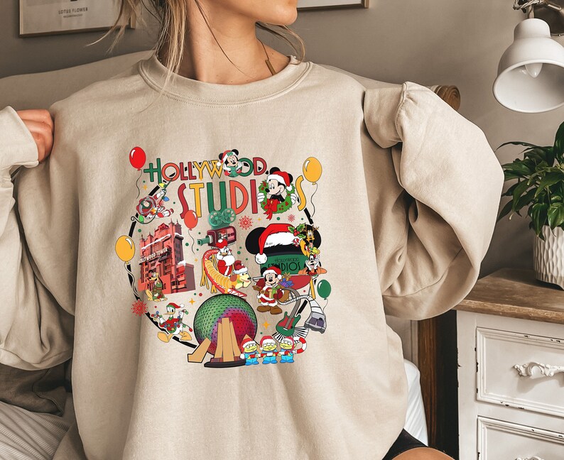 Universal Studios 2024 Christmas Sweatshirt Universal Etsy