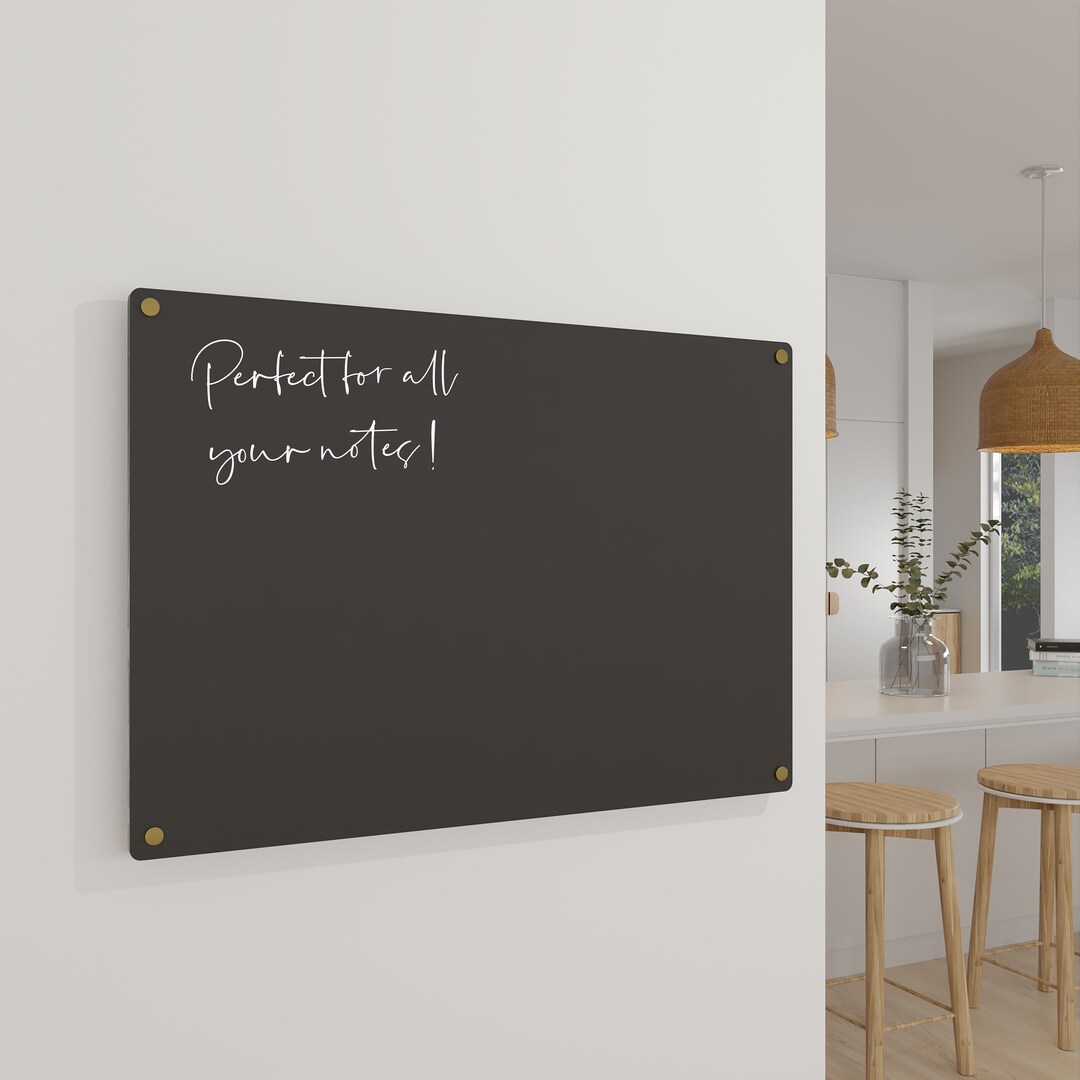 Blank Acrylic Dry Erase Board Black Acrylic for Wall Etsy