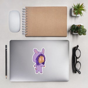 Cartoon bubbelvrije sticker