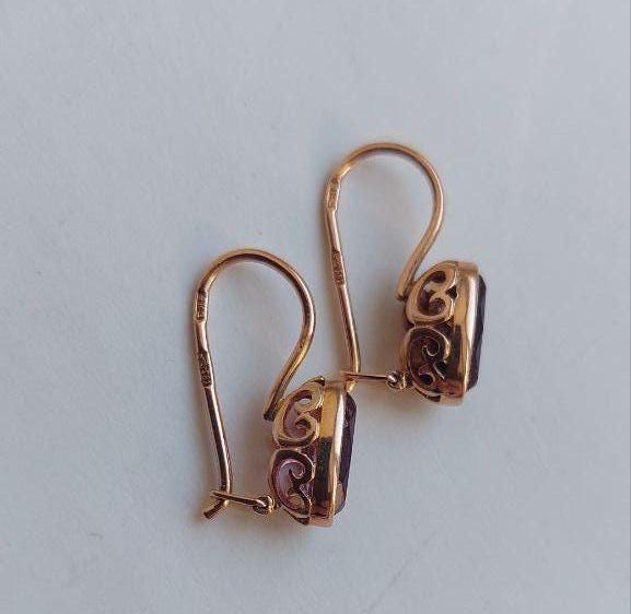 Soviet Gold Earrings