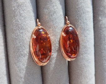Vintage Original elegant 14 K gold earrings