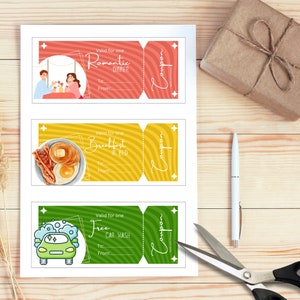Verjaardagscadeau, set van 9 liefdesbonnen, romantisch cadeau, jubileumcadeau, Valentijnsdag, digitale parencoupon, afdrukbare voucher, hem/haar