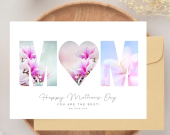 Tarjeta feliz del Día de la Madre, Día de la Mamá, tarjeta imprimible, descarga instantánea, tarjeta madre especial, mejor mamá de todos los tiempos, tarjeta para madre, tarjeta para mamá