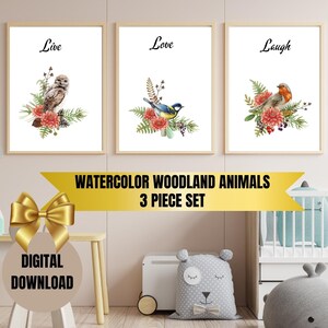 Watercolor Paintings Birds,Watercolor Birds,Bird Nursery Art,Bird Prints Set,Bird Wall Art,Bird Flower Painting,Watercolor Bird Art Print