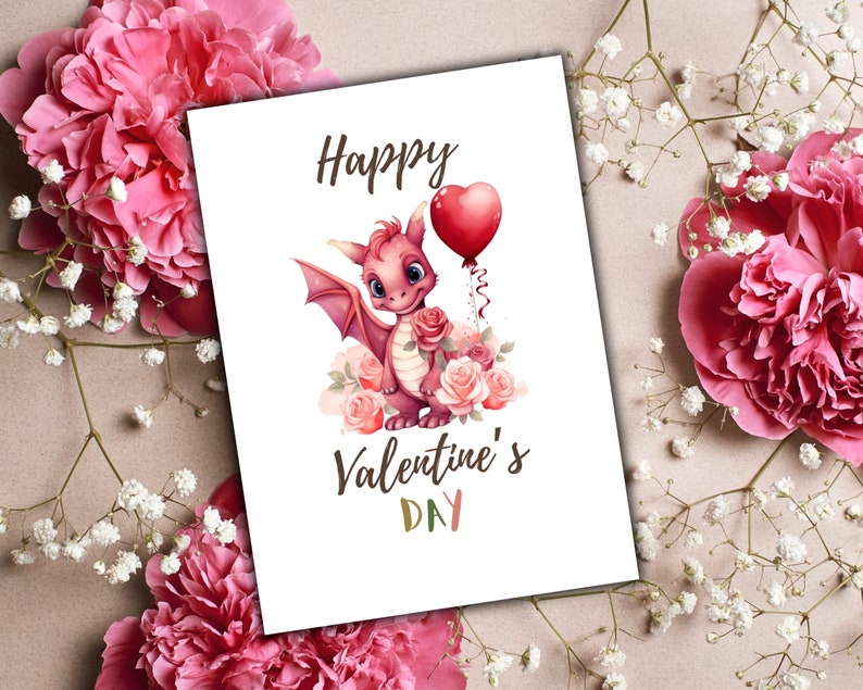 Valentine Card Printable Digital,printable Valentine Card for Kids,baby ...