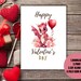 Valentine Card Printable Digital,printable Valentine Card for Kids,baby ...
