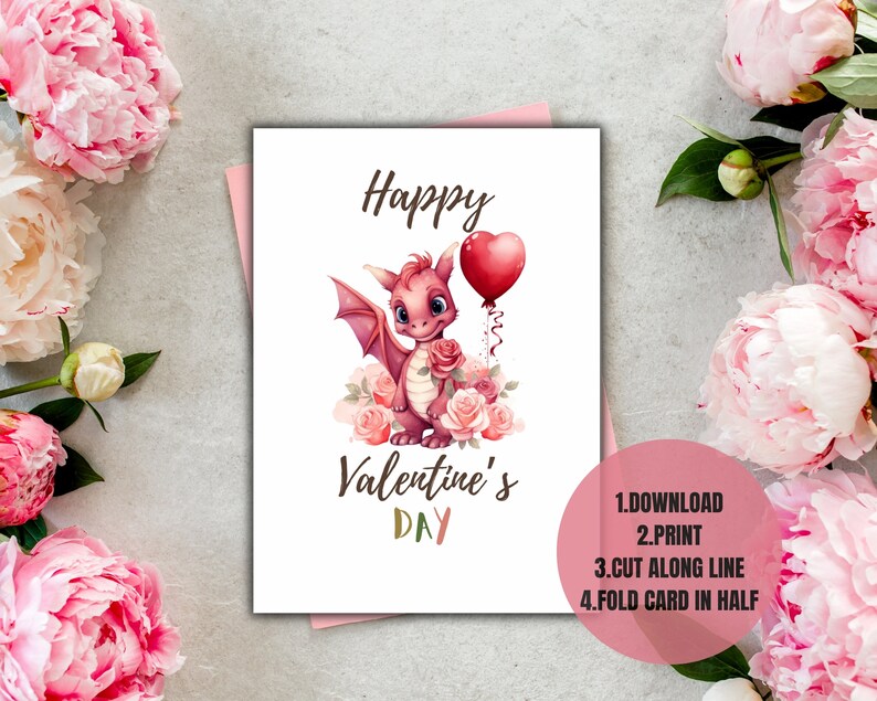 Valentine Card Printable Digital,printable Valentine Card for Kids,baby ...