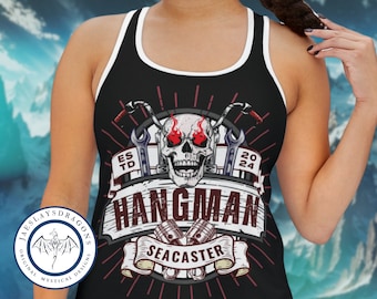 Hangman Seacaster | Dnd Dice | D20 Dice | DnD TShirt | Gift for DM | Fantasy High Junior Year | Fabian Seacaster | Brennan Lee Mulligan